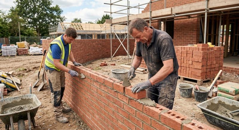 Our team working on Masonry Service projects in Newburyport, MA