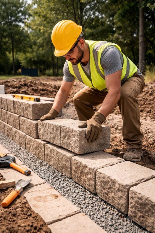 Block Wall Installation in Rockport, MA