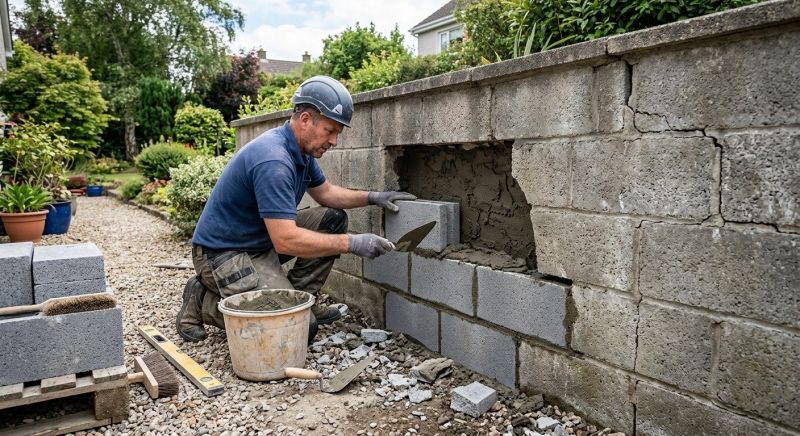 Block Wall Repair in Gloucester, MA