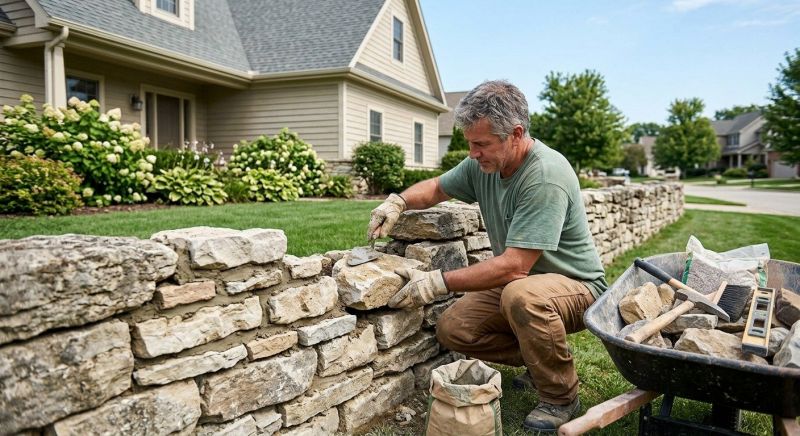 Brick Fence Repair in Newburyport, MA