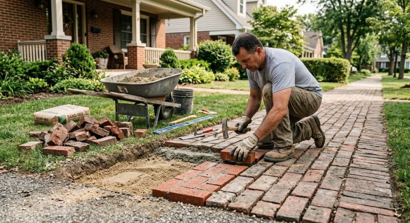 Brick Flatwork Repair in Derry, NH