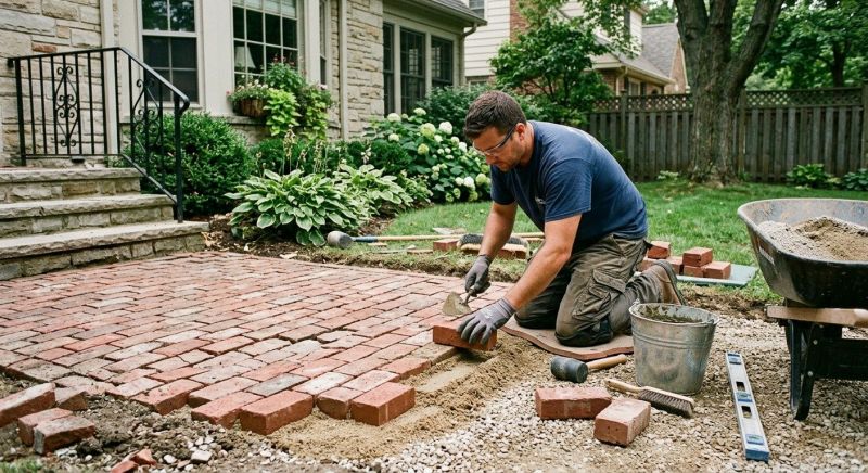 Brick Flatwork Repair in Eliot, ME