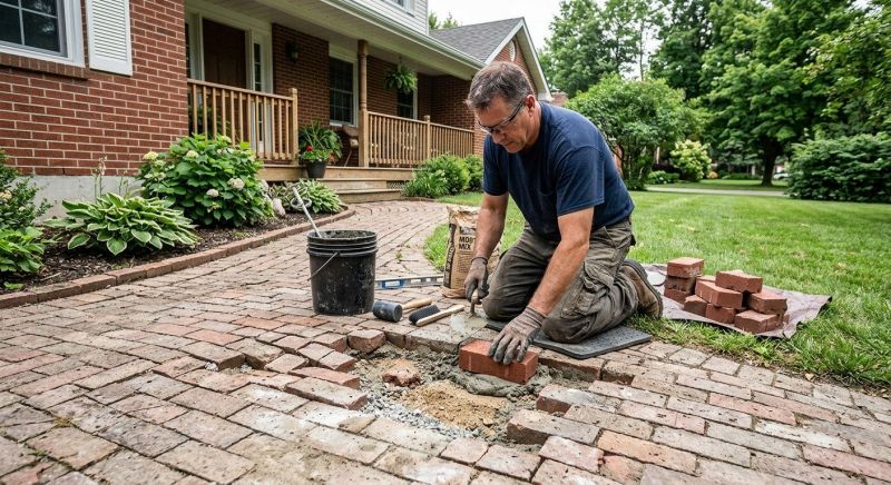 Brick Flatwork Repair in Ipswich, MA