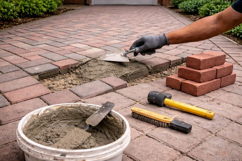 Brick Flatwork Repair in Peabody, MA