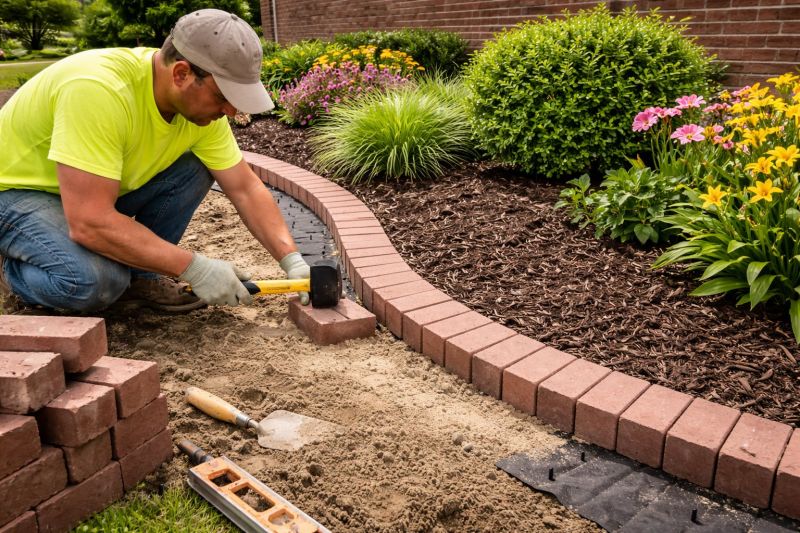 Brick Hardscape Installation in Nottingham, NH