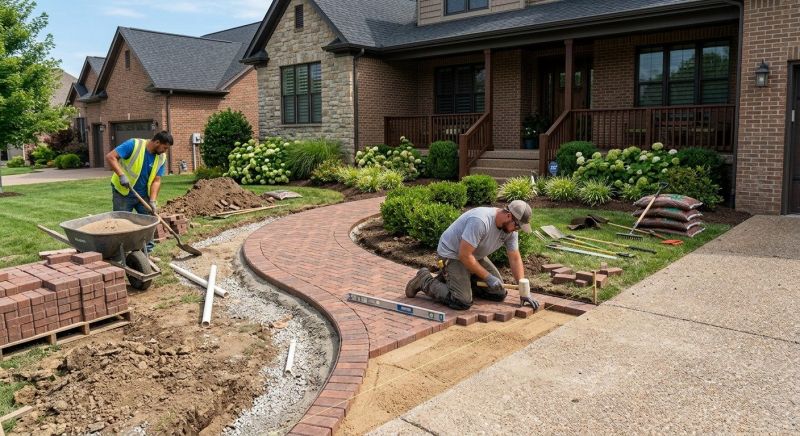 Brick Hardscaping Installation in Rockport, MA