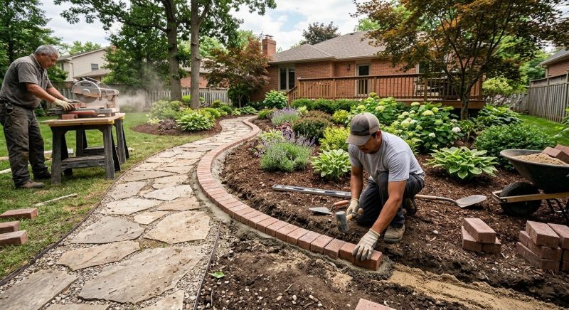 Brick Hardscaping Installation in Seabrook, NH