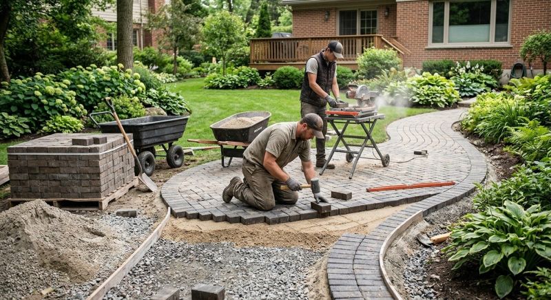 Brick Landscaping Service in Raymond, NH