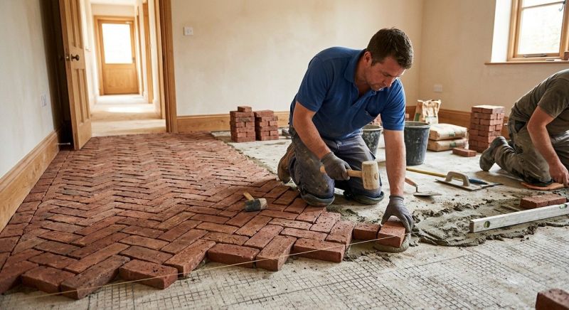Brick Paving Installation in Durham, NH