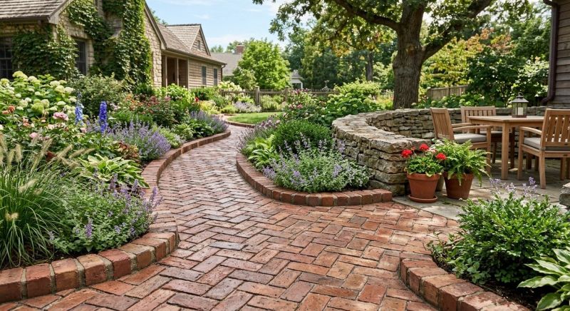 Brick Paving Installation in Eliot, ME