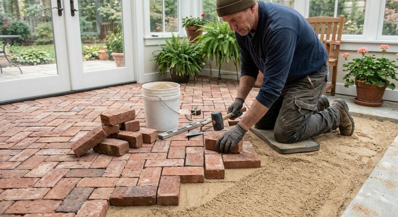 Brick Paving Installation in Ipswich, MA