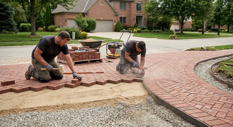 Brick Paving Installation in Newburyport, MA