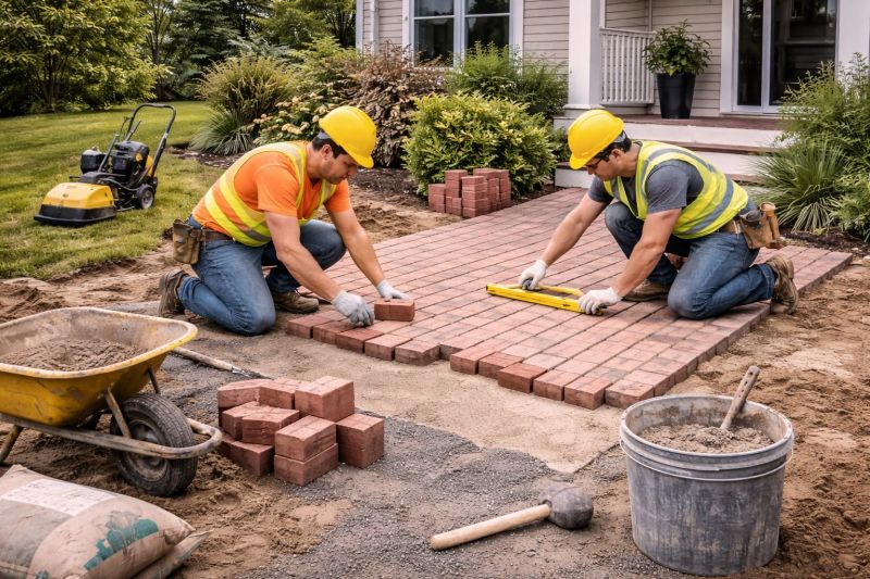 Brick Paving Installation in Lynn, MA