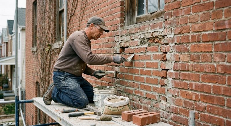 Brick Repair in North Andover, MA