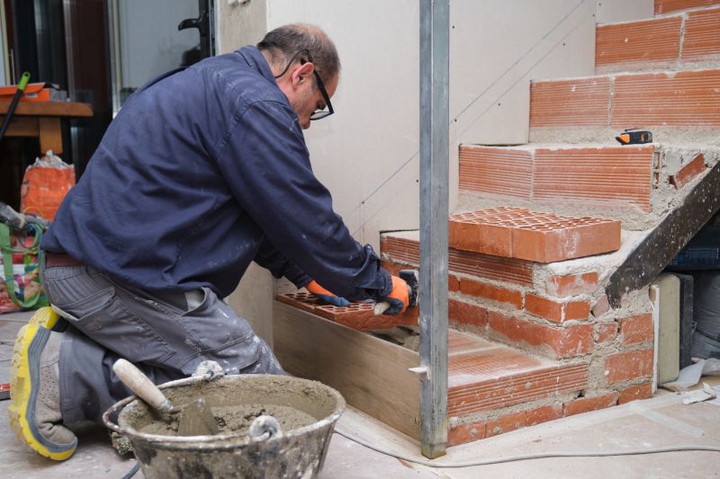 Brick Stairs Installation in Newburyport, MA