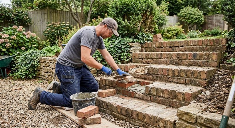 Brick Stairs Repair in Gloucester, MA