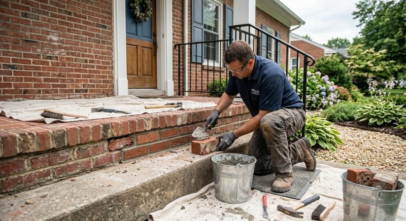 Brick Stairs Repair in Wakefield, MA