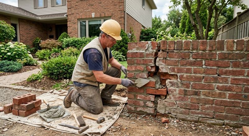 Brick Wall Repair in Eliot, ME