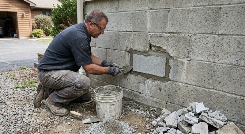 Cement Block Repair in Newburyport, MA