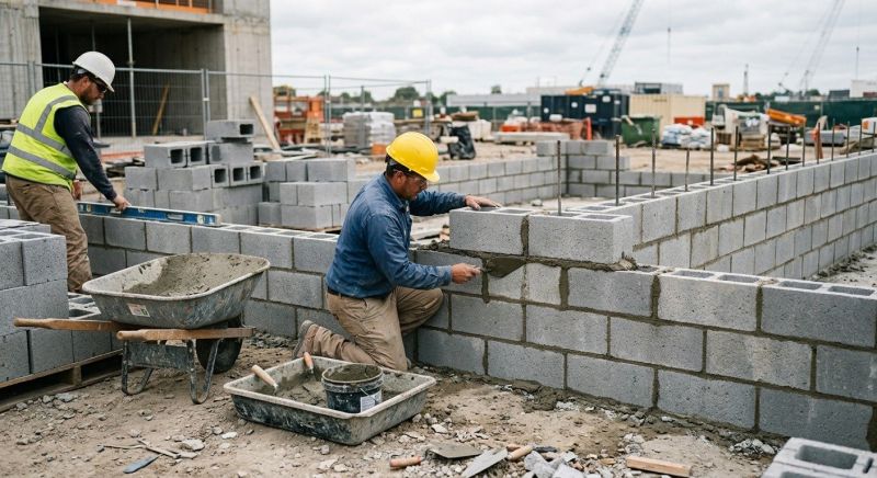 Cinder Blocks Installation in Peabody, MA