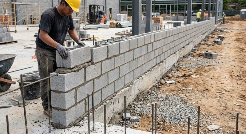 Cinder Blocks Installation in Salem, NH