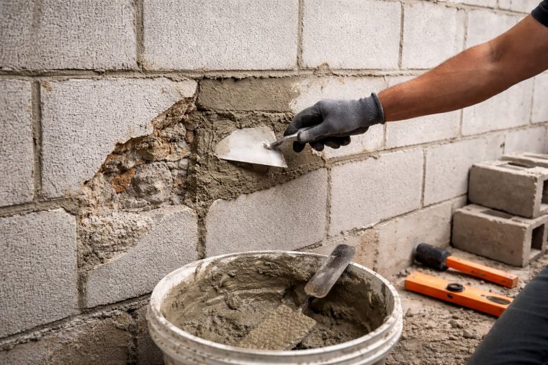 Concrete Block Repair in Rye, NH