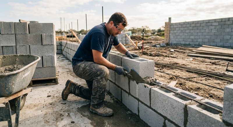 Concrete Blocks Installation in Andover, MA
