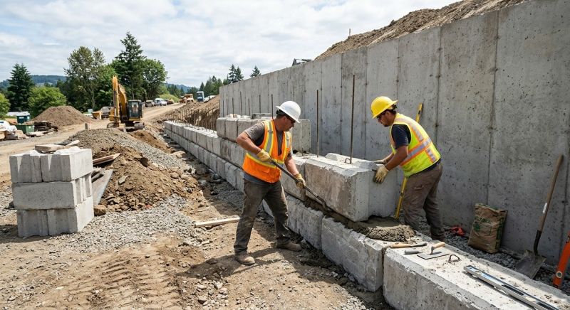 Concrete Blocks Installation in Georgetown, MA