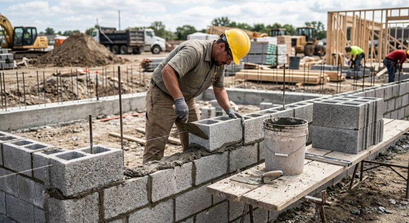 Concrete Blocks Installation in Methuen, MA