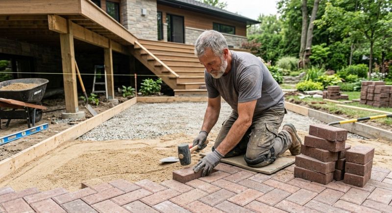 Deck Masonry Installation in Newburyport, MA