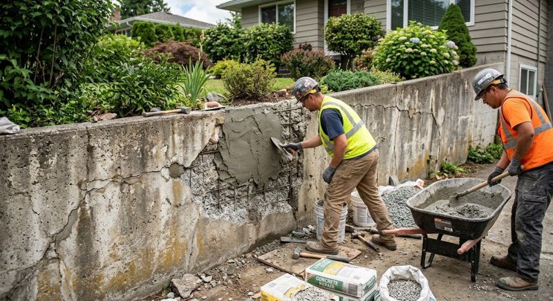 Retaining Wall Repair in Epping, NH