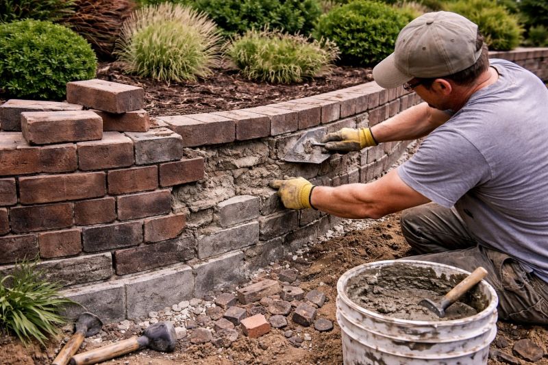Retaining Wall Repair in North Andover, MA