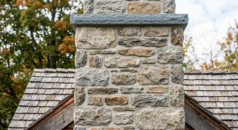 Stone Chimney Installation in Andover, MA