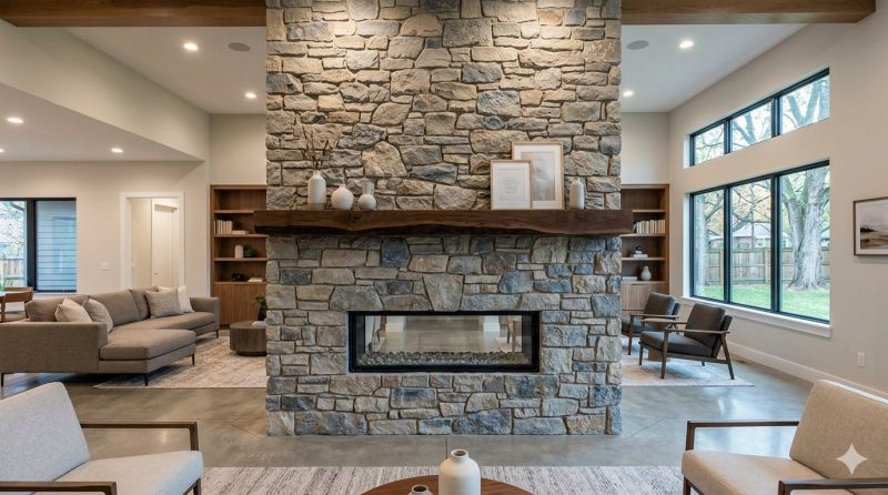 Stone Chimney Installation in North Hampton, NH