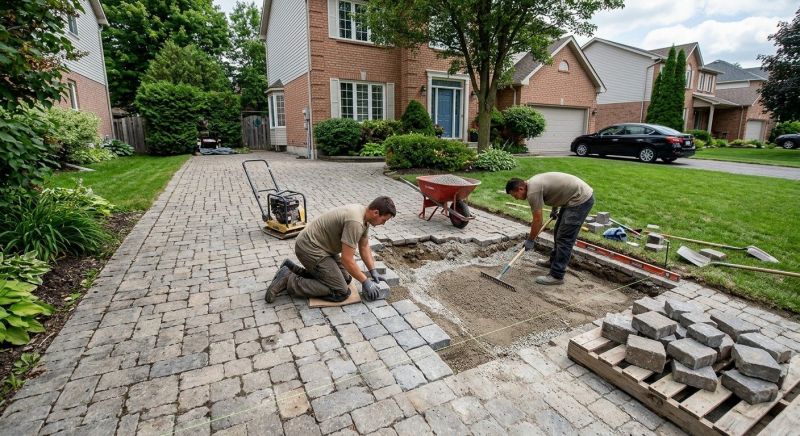 Stone Driveway Repair in Newburyport, MA