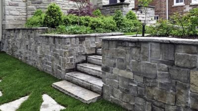 Stone Wall Hardscaping in Newburyport, MA