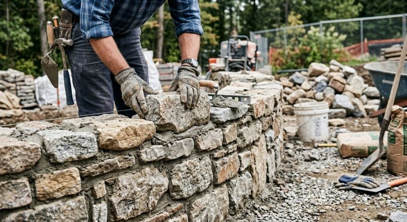 Stonework Installation in Newburyport, MA