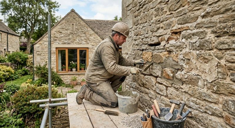 Stonework Repair in Reading, MA